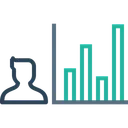 Free Employee Performance Chart Icon