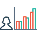 Free Employee Performance Chart Icon