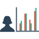 Free Employee Performance Chart Icon