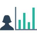 Free Employee Performance Chart Icon