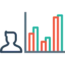 Free Employee Performance Chart Icon