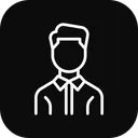 Free Employee Worker Man Icon