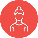 Free Employee Worker Woman Icon