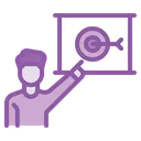 Free Employee Target Goal Icon