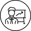 Free Employee Chart Graph Icon