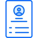 Free Employee Profile Icône
