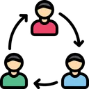 Free Employee Rotation  Icon