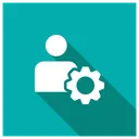 Free Employee Setting Config Icon