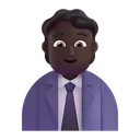 Free Trabajador Color Oscuro Icono