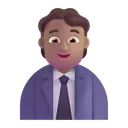 Free Trabajador Color Medio Icono