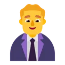 Free Oficina Trabajador Piso Icono