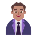 Free Oficina Trabajador Piso Icono