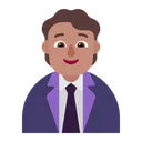 Free Trabajador Plano Mediano Icono