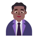 Free Oficina Trabajador Piso Icono