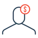 Free Empresario Financas Dinheiro Ícone