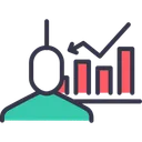 Free Empresario Funcionario Crescimento Ícone