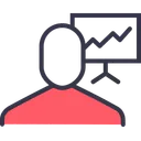 Free Empresario Funcionario Estatica Ícone