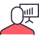 Free Empresario Funcionario Estatica Ícone