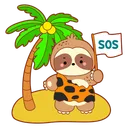 Free Empty Island Lost Contact Sos Icon