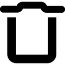Free Empty Trash Recyclebin Icon