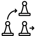 Free En Passant Pawn Knock Pawn Icon