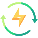 Free Energia Renovavel Eletricidade Sustentabilidade Ícone