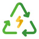 Free Energy Recycle Recyclable Recycling Ecology Icon