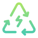 Free Energy Recycle Recyclable Recycling Ecology Icon