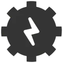 Free Energy Gear Process Icon