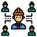 Free Engineer Company Network Icon
