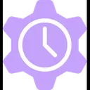 Free Engrenagem De Tempo Configuracao De Tempo De Engrenagem Gerenciamento De Tempo Ícone