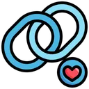 Free Enlace corazon  Icon