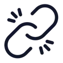 Free Enlace roto  Icono