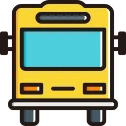 Free Entgegenkommender Bus  Symbol