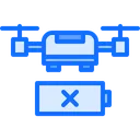 Free Entladene Batterie  Symbol