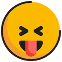 Free Emoticon Emoji Entrecerrar Los Ojos Icono