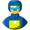 Free Mensageiro Avatar Entregador Ícone