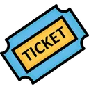 Free Entry Ticket Event Pass Ticket Icon