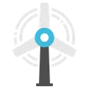 Free Turbine Vent Moulin Icon