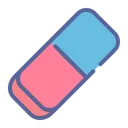 Free Rubber Erase Stationery Icon