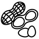 Free Erdnusse Symbol