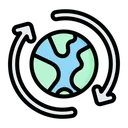 Free Erde Rotation Planet Symbol