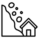 Free Erdrutsch  Symbol