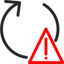 Free Error De Actualizacion Sincronizacion Error Icono