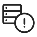 Free Error Server Database Icon