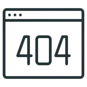 Free Error Lost No Page Icon