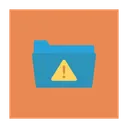 Free Warning Alert Folder Icon