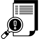 Free Error Page Document Problem Icon