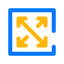 Free Expandieren  Symbol