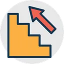 Free Escalator Staircase Stairs Icon